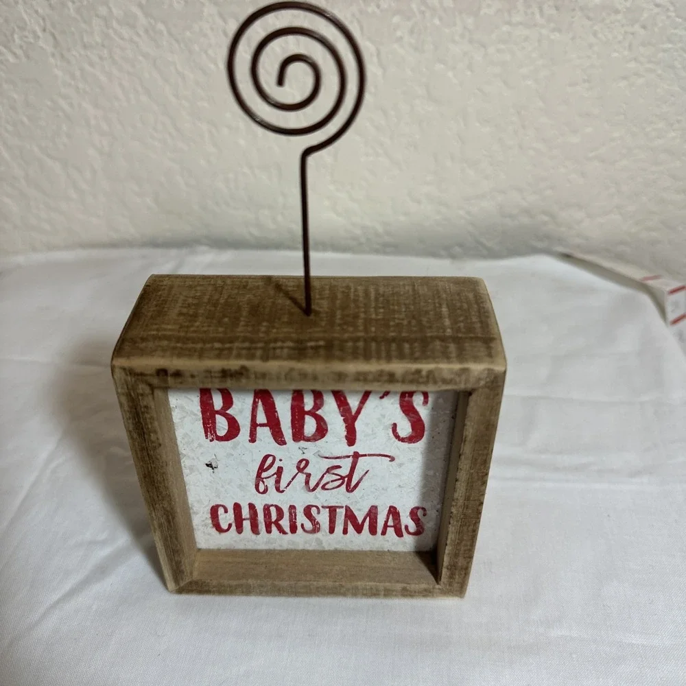 Baby's First Christmas‎ 2025 Christmas Sign Decoration